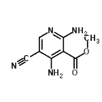 CAS#: 73832-93-6, Methyl 2,4-diamino-5-cyanonicotinate