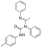 CAS 登录号：73840-14-9， 3-(4-甲基苯基)-1-(C-甲基-N-苯基亚胺甲酰基)-1-苯基脲