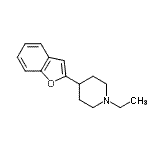 CAS#: 738526-72-2, 4-(1-Benzofuran-2-yl)-1-ethylpiperidine