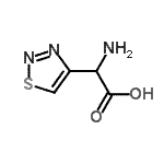 CAS#: 738546-58-2, Amino(1,2,3-thiadiazol-4-yl)acetic acid