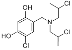 CAS 登录号：73855-51-3， 4-[(二(2-氯丙基)氨基)甲基]-6-氯苯-1,3-二醇