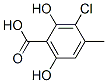 CAS 登录号：73855-52-4， 3-氯-2,6-二羟基-4-甲基苯甲酸