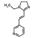 CAS#: 738575-24-1, 3-[(E)-2-(1-Ethyl-4,5-dihydro-1H-imidazol-2-yl)vinyl]pyridine