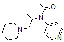 CAS#: 73924-00-2, N-(1-Methyl-2-(1-Piperidinyl)Ethyl)-N-4-Pyridinylacetamide