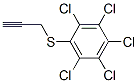 CAS#: 73927-09-0, 1,2,3,4,5-Pentachloro-6-Prop-2-Ynylsulfanylbenzene