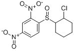 CAS 登录号：73927-20-5， 1-(2-氯环己基)亚磺酰-2,4-二硝基苯