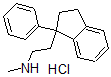CAS 登录号：7395-80-4， N-甲基-1-苯基-1-茚满乙胺盐酸盐