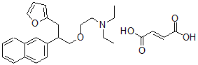 CAS#: 73953-93-2, 2-(2-Furfuryl-2-naphthylethoxy)triethylamine fumarate