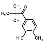 CAS 登录号：7397-00-4， 1-(3,4-二甲基苯基)-2,2-二甲基-1-丙酮