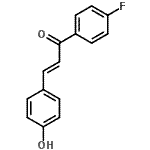CAS#: 7397-22-0, (2E)-1-(4-Fluorophenyl)-3-(4-hydroxyphenyl)-2-propen-1-one