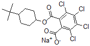 CAS#: 73972-98-2, Sodium 2-(4-Tert-Butylcyclohexyl)Oxycarbonyl-3,4,5,6-Tetrachlorobenzoate