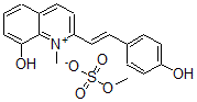 CAS#: 73987-47-0, 8-Hydroxy-2-(p-hydroxystyryl)-1-methylquinolinium methylsulfate