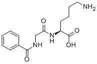 CAS 登录号：740-63-6， N-苯甲酰基甘氨酰-L-赖氨酸