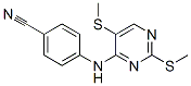 CAS 登录号：7402-64-4， 4-[[2,5-二(甲硫基)嘧啶-4-基]氨基]苯甲腈