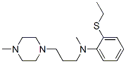 CAS 登录号：74037-90-4， 2-乙硫基-N-甲基-N-[3-(4-甲基哌嗪-1-基)丙基]苯胺