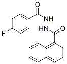 CAS 登录号：74038-76-9， 1-(4-氟苯甲酰)-2-(1-萘甲酰)肼