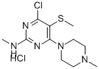 CAS#: 74039-21-7, 2-Methylamino-4-N-Methylpiperazino-5-Methylthio-6-Chloropyrimidine Hydrochloride
