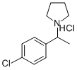 CAS#: 74039-40-0, 1-[1-(4-Chlorophenyl)Ethyl]Pyrrolidine Hydrochloride
