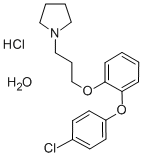 CAS 登录号：74039-45-5， 1-[3-[2-(4-氯苯氧基)苯氧基]丙基]吡咯烷;1-[3-[2-(4-氯苯氧基)苯氧基]丙基]吡咯烷;水合物;二盐酸盐