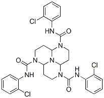 CAS#: 74039-54-6, N,N',N''-Tris(2-Chlorophenyl)Hexahydro-1,4,7,9b-Tetraazaphenalene-1,4,7(2H,5H,8H)-Tricarboxamide
