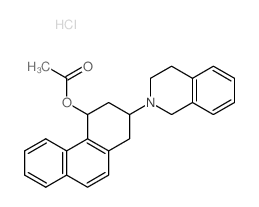 CAS#: 74051-01-7, [2-(3,4-Dihydro-1H-Isoquinolin-2-Yl)-1,2,3,4-Tetrahydrophenanthren-4-Yl] Acetate Hydrochloride