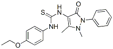 CAS#: 74051-62-0, 1-(1,5-Dimethyl-3-Oxo-2-Phenylpyrazol-4-Yl)-3-(4-Ethoxyphenyl)Thiourea