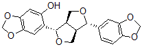 CAS 登录号：74061-79-3， 6-[(1S,3aR,4S,6aR)-4-(1,3-苯并二氧戊环-5-基)-1,3,3a,4,6,6a-六氢呋喃并[4,3-c]呋喃-1-基]-1,3-苯并二氧戊环-5-醇