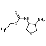 CAS#: 740738-23-2, Ethyl (4-aminotetrahydro-3-thiophenyl)carbamate