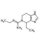 CAS#: 740749-05-7, N,4-Diethyl-1,4,6,7-tetrahydro-5H-imidazo[4,5-c]pyridine-5-carboximidamide
