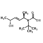 CAS#: 740798-72-5, [(2R,3E,5R)-5-Hydroxy-3-hexen-2-yl](2-methyl-2-propanyl)carbamic acid