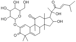 CAS#: 74080-86-7, (8S,9R,10R,13R,14S,16R,17R)-16-Hydroxy-17-[(E,2R)-2-Hydroxy-6-Methyl-3-Oxohept-4-En-2-Yl]-4,4,9,13,14-Pentamethyl-2-[(2S,3R,4S,5S,6R)-3,4,5-Trihydroxy-6-(Hydroxymethyl)Oxan-2-Yl]Oxy-8,10,12,15,16,17-Hexahydro-7H-Cyclopenta[a]Phenanthrene-3,11-Dione