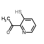 CAS 登录号：741196-39-4， 1-(3-硫基-2-吡啶基)乙酮