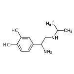 CAS 登录号：741201-39-8， 4-[1-氨基-2-(异丙基氨基)乙基]-1,2-苯二酚
