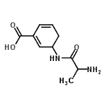 CAS 登录号：741203-05-4， 3-(丙氨酰氨基)-1,5-环己二烯-1-羧酸