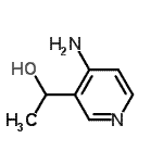 CAS 登录号：741223-49-4， 1-(4-氨基-3-吡啶基)乙醇