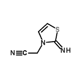 CAS#: 741227-16-7, (2-Imino-1,3-thiazol-3(2H)-yl)acetonitrile