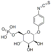 CAS 登录号：74141-15-4， [(2R,3S,4S,5S,6R)-3,4,5-三羟基-6-(4-异硫氰酸基苯氧基)四氢吡喃-2-基]磷酸二氢甲酯