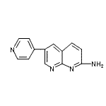 CAS#: 741616-96-6, 6-(4-Pyridinyl)-1,8-naphthyridin-2-amine