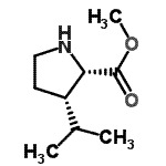 CAS 登录号：741662-55-5， 甲基(3S)-3-异丙基-L-脯氨酸酯