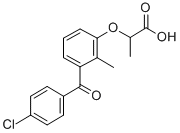 CAS 登录号：74168-08-4， 氯米洛芬
