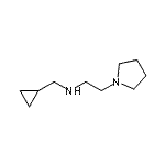 CAS 登录号：741698-54-4， N-(环丙基甲基)-2-(1-吡咯烷基)乙胺