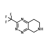 CAS#: 741737-36-0, 3-(Trifluoromethyl)-5,6,7,8-tetrahydropyrido[4,3-e][1,2,4]triazine
