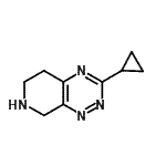 CAS#: 741737-39-3, 3-Cyclopropyl-5,6,7,8-tetrahydropyrido[4,3-e][1,2,4]triazine