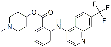 CAS#: 74180-15-7, (1-Methylpiperidin-4-Yl) 2-[[7-(Trifluoromethyl)Quinolin-4-Yl]Amino]Benzoate