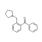 CAS 登录号：742000-78-8， 苯基[2-(1-吡咯烷基甲基)苯基]甲酮