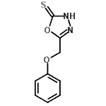 CAS 登录号：74228-33-4， 5-(苯氧基甲基)-1,3,4-恶二唑-2(3H)-硫酮