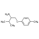 CAS 登录号：742636-97-1， 3-甲基-1-(4-甲基苯氧基)-2-丁胺