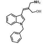 CAS#: 742651-29-2, (2Z)-2-(Aminomethyl)-3-(1-benzyl-1H-indol-3-yl)-2-propen-1-ol