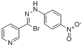 CAS 登录号：74305-93-4， N-[(4-硝基苯基)氨基]吡啶-3-甲醛肟溴化物