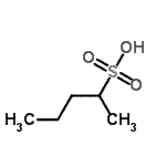 CAS 登录号：7433-51-4， 2-戊烷磺酸